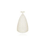 Diamond glove, 18k yellow gold with diamonds