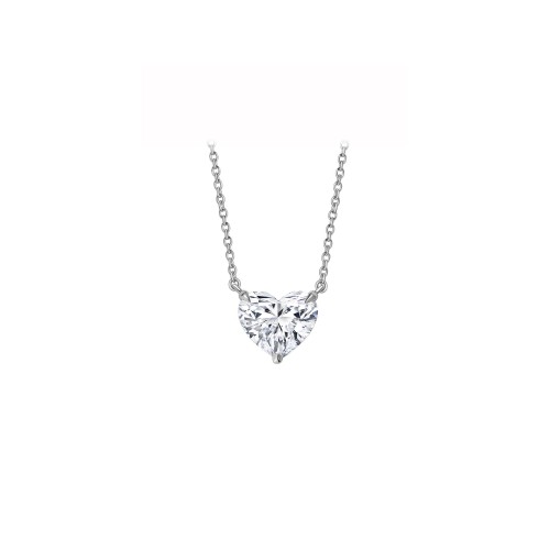 Necklace, 18-carat white gold with diamonds