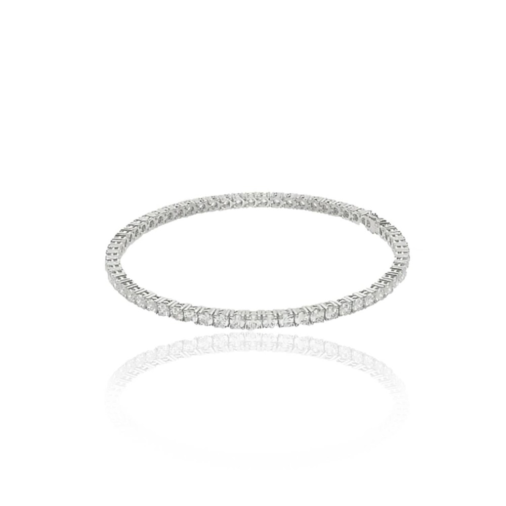 Bracelet, 18-carat white gold with diamonds
