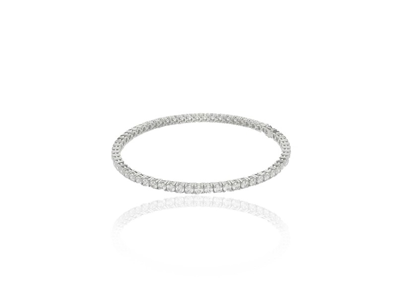 Bracelet, 18-carat white gold with diamonds