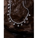 Necklace, 18-carat white gold with diamonds