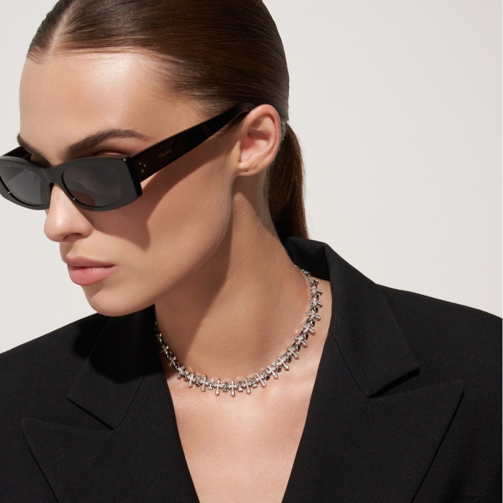 Чокер, Белое золото 750 пробы с бриллиантами