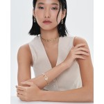 Браслет, Розовое золото 750 пробы с бриллиантами