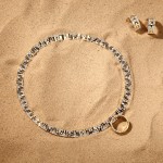 Necklace, 18-carat yellow gold with diamonds