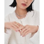 Кольцо, Розовое золото 750 пробы с бриллиантами