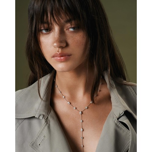 Колье, Белое золото 750 пробы