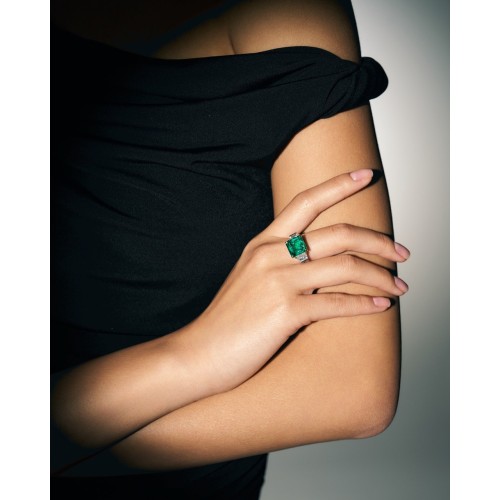 Кольцо, Белое золото 750 пробы