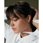 Серьги, Белое золото 750 пробы