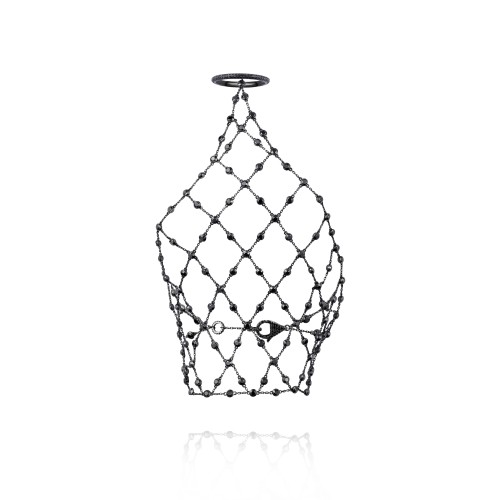 Diamond glove, 18k black gold with diamonds Diamond glove, 18k black gold with diamonds