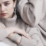 Bracelet, 18-carat white gold with diamonds