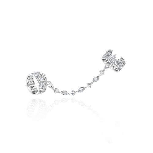 122106, 18-carat white gold with diamonds
