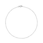 Necklace, 18-carat white gold with diamonds