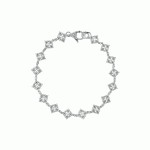 Bracelet, 18-carat white gold with diamonds