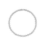 Choker, 18-carat white gold with diamonds