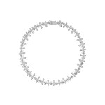 Choker, 18-carat white gold with diamonds