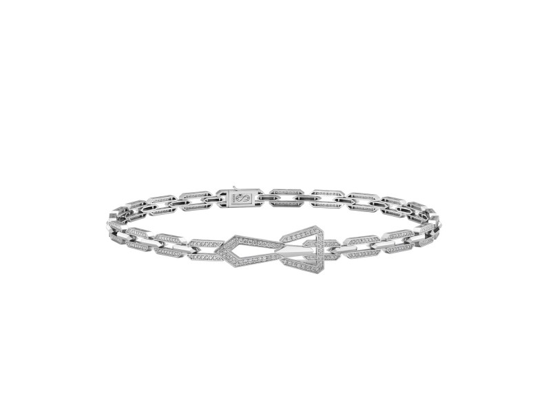Necklace/Necklace, 18-carat white gold with diamonds