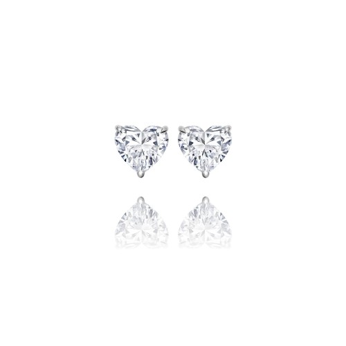 Earrings / Studs, 18-carat white gold with diamonds