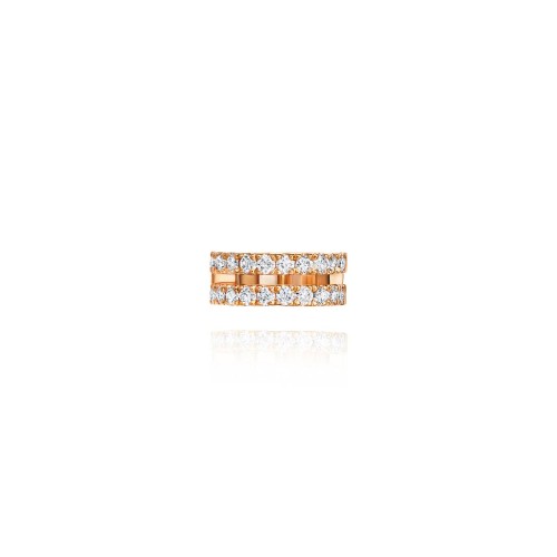 Kaff earring, 18-carat rose gold with diamonds Kaff earring, 18-carat rose gold with diamonds
