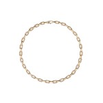 Choker, 18-carat yellow gold with diamonds
