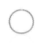Necklace, 18-carat white gold with diamonds