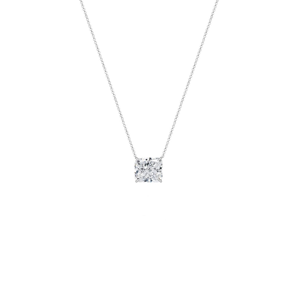 Necklace, 18-carat white gold with diamonds