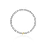 Necklace, 18-carat white gold with diamonds