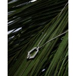 Necklace, 18-carat white gold with diamonds