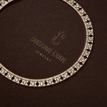 Necklace, 18-carat yellow gold with diamonds