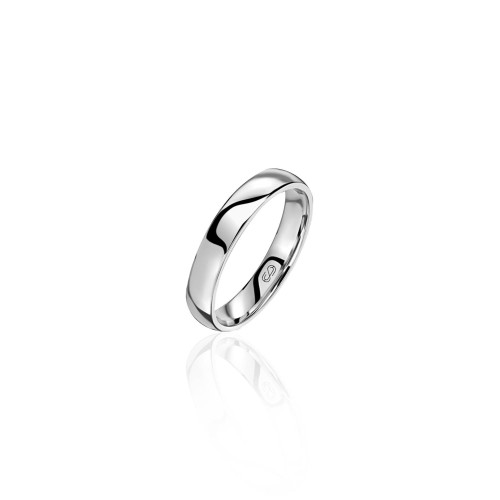 Men's wedding ring, 18-carat white gold