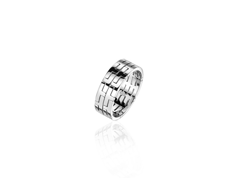 Men's ring, 18-carat white gold