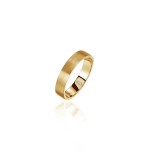 Men's wedding ring, 18k yellow gold
