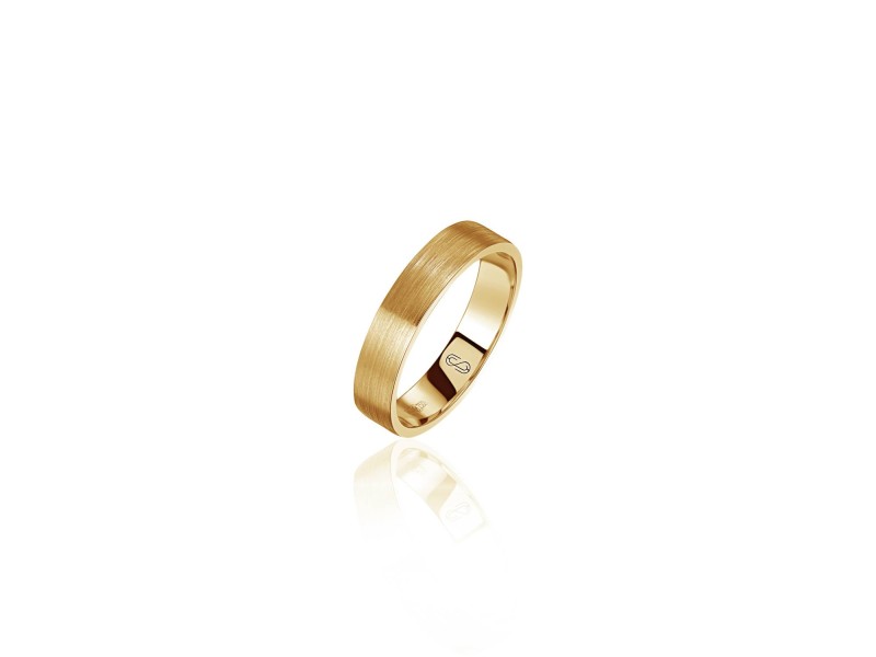 Men's wedding ring, 18k yellow gold