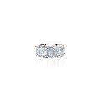 Серьга Кафф, Белое золото 750 пробы