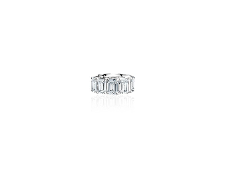 Earring Kaff 18-carat white gold with diamonds