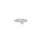 Earring Kaff 18-carat white gold with diamonds