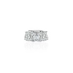 Earring Kaff 18-carat white gold with diamonds