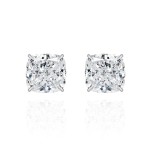 Studs New Basic 18-carat white gold with diamonds