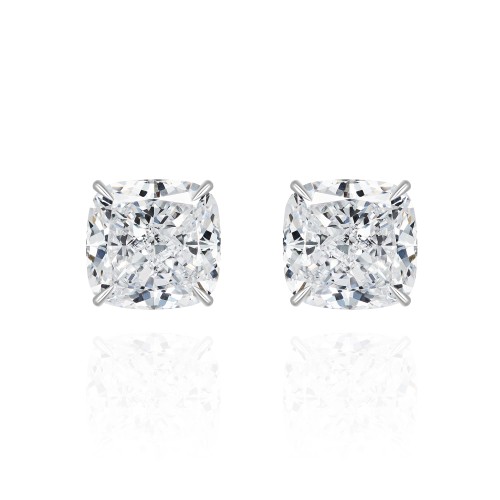 Studs New Basic 18-carat white gold with diamonds Studs New Basic 18-carat white gold with diamonds