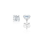Studs New Basic 18-carat white gold with diamonds