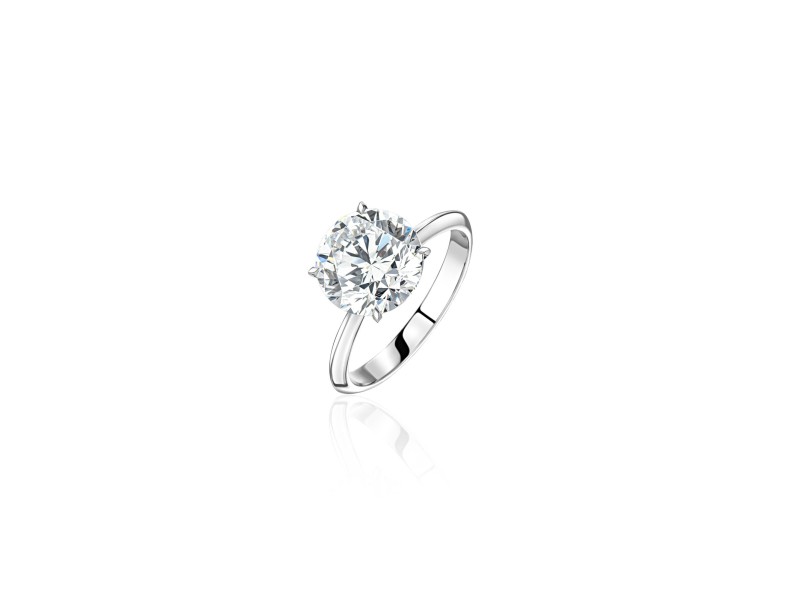 New Base Ring 18-carat white gold with diamonds