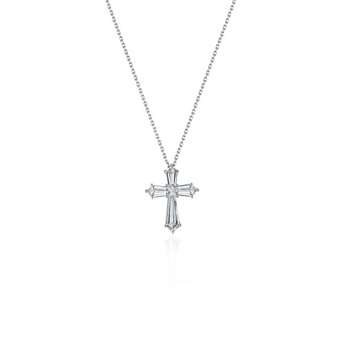 Колье, Белое золото 750 пробы с бриллиантами