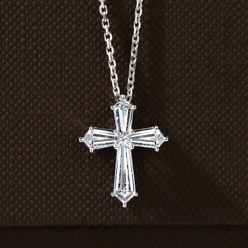 Колье, Белое золото 750 пробы с бриллиантами