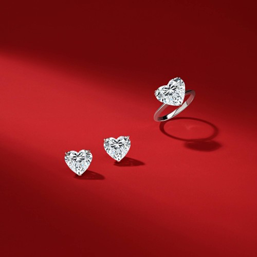 Ring, 18-carat white gold with diamonds Ring, 18-carat white gold with diamonds