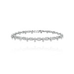 Choker, 18-carat white gold with diamonds