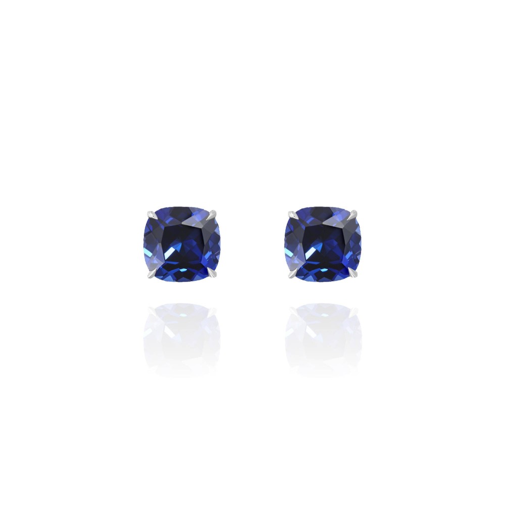 Earring 18-carat White gold with diamonds