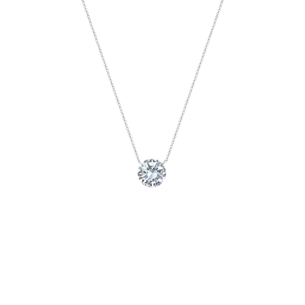 Necklace 18-carat White gold with diamonds