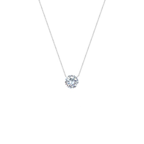 Necklace 18-carat White gold with diamonds
