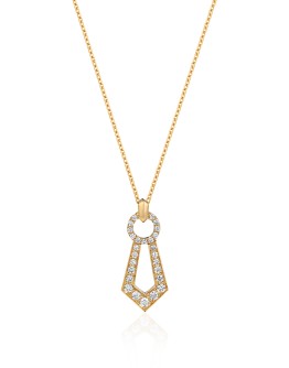 Necklace 18-carat Yellow gold with diamonds