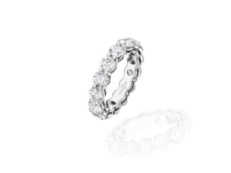 Ring Path, 18-carat white gold with diamonds