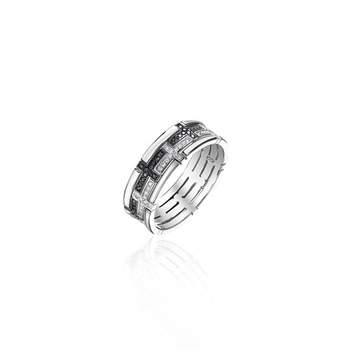 Ring 18-carat White gold with diamonds Ring 18-carat White gold with diamonds